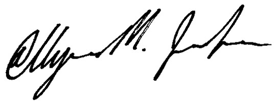 Allyssa Joseph signature