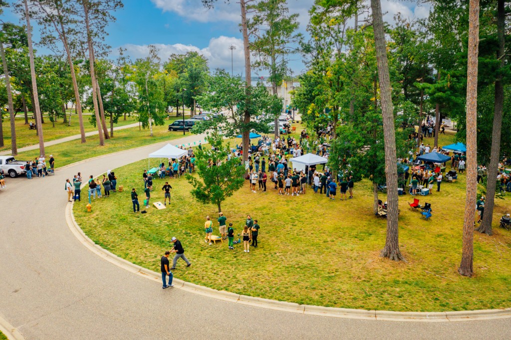 The Beaver Tailgate and Pregame Party was held in Diamond Point Park