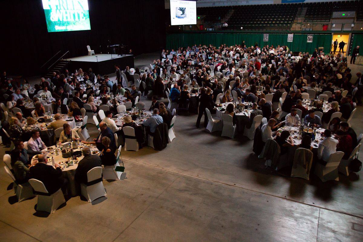 Image of BSU's Green & White fundraising dinner 2018